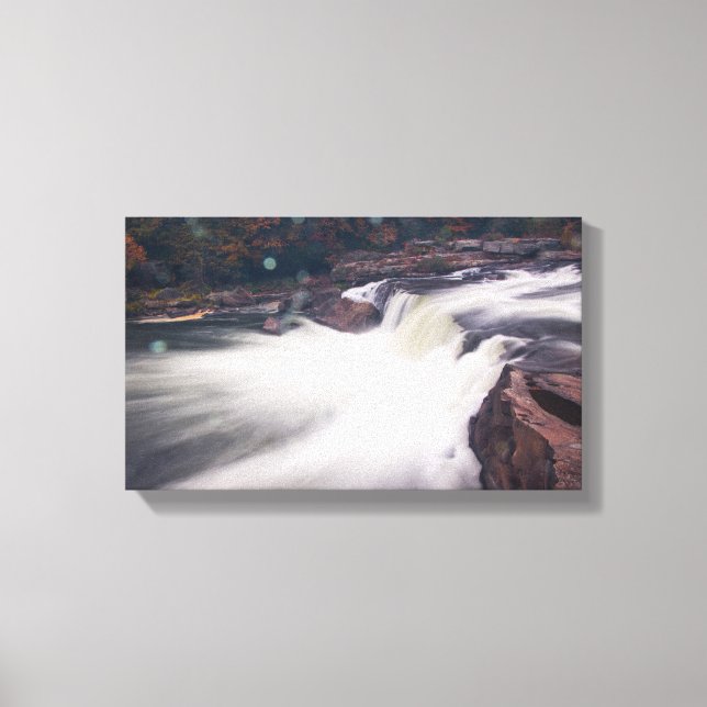 Ohiopyle Falls, Pennsylvania Canvas Print (Front)
