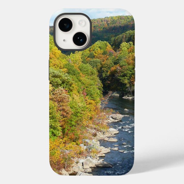 Ohiopyle River in Fall I Pennsylvania Autumn Case-Mate iPhone Case (Back)