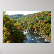 Ohiopyle River in Fall II Pennsylvania Autumn