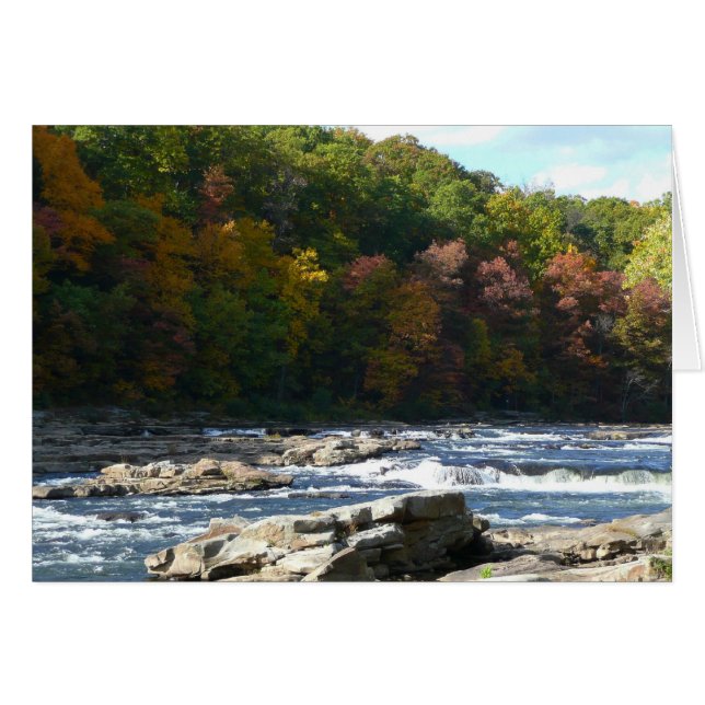 Ohiopyle River Rapids à l'automne Pennsylvanie Aut (Devant horizontal)