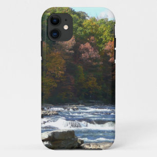 Ohiopyle River Rapids in Fall Pennsylvania Autumn iPhone 11 Case
