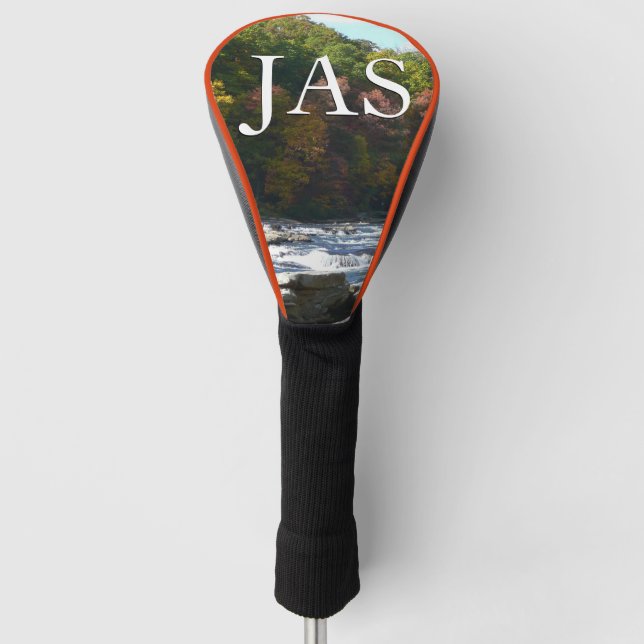 Ohiopyle River Rapids in Fall Pennsylvania Autumn Golf Head Cover (Front)