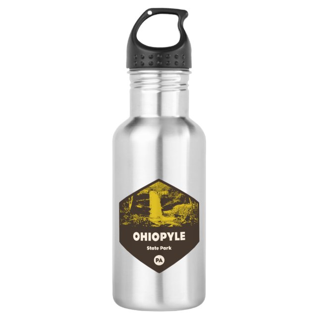 Ohiopyle State Park Pennsylvania 532 Ml Water Bottle (Front)