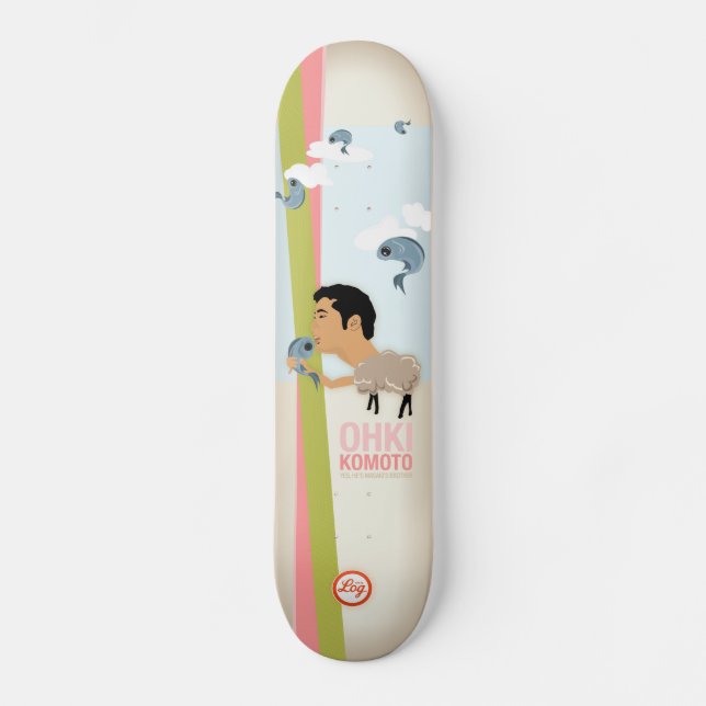 Ohki Komoto Pro Series Skateboard (Front)