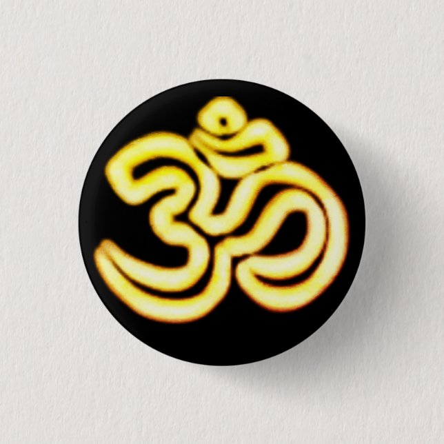 OHM  1 INCH ROUND BUTTON (Front)