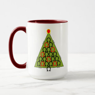 Ohm Christmas Tree Mug