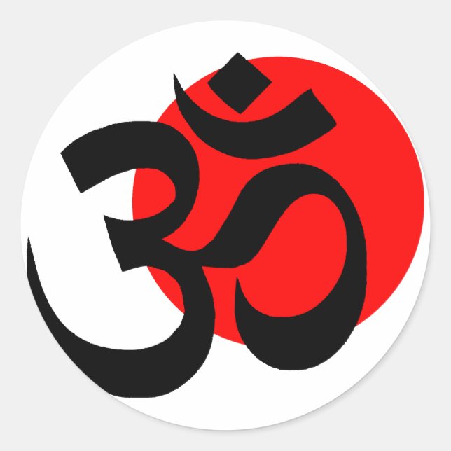 Ohm Classic Round Sticker (Front)
