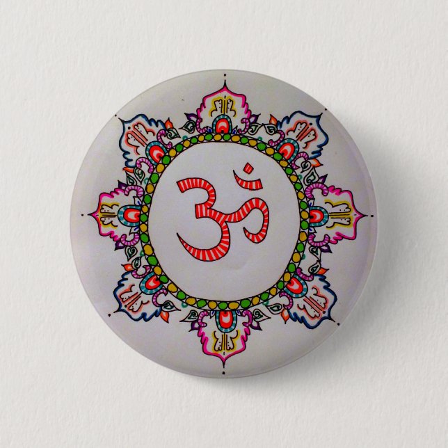 Ohm Design Button (Front)