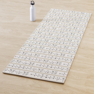 Ohm Electrical Resistance Equations Science Yoga Mat