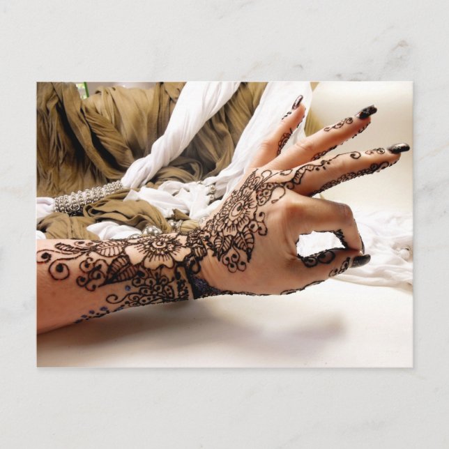 Ohm Henna Postcard (Front)
