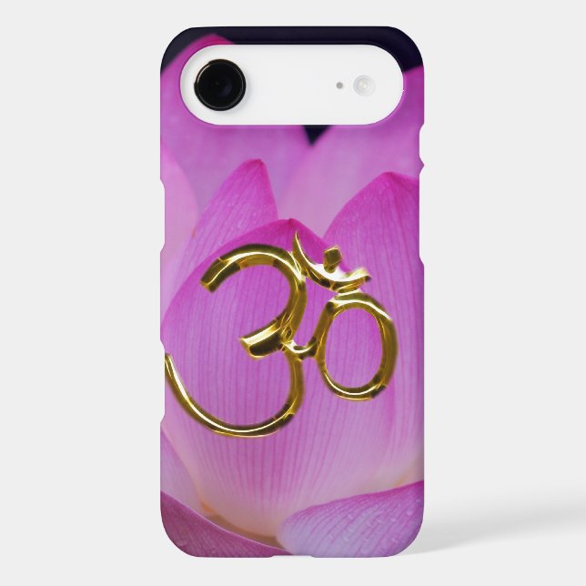 Ohm lotus flower Customize Case-Mate iPhone Case (Back)