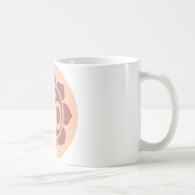 ohm lotus symbol coffee mug (Right)