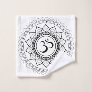 Ohm Mandala Om Mandala Blanc & Noir