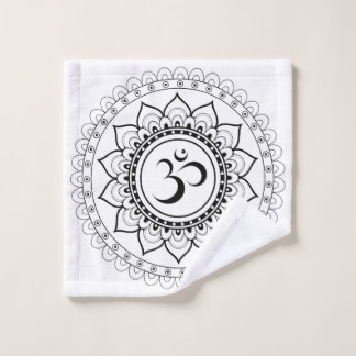 Ohm Mandala Om Mandala Blanc & Noir
