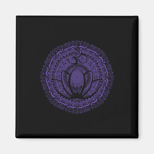 Ohm Meditate  Magnet (Front)