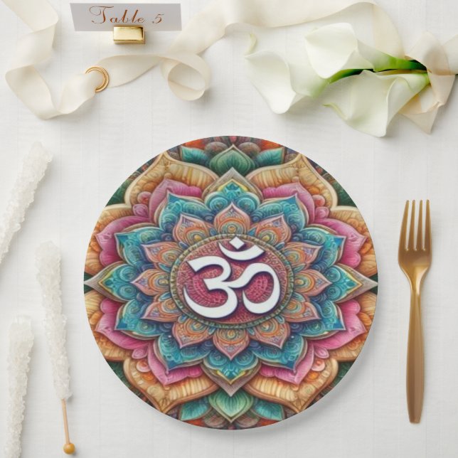 Ohm Paper Plates (Wedding)