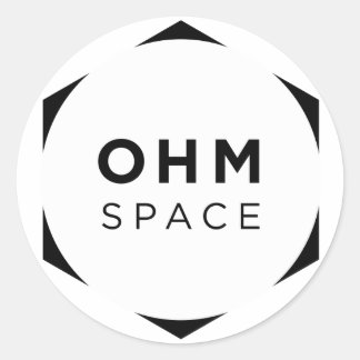 OHM Space Classic Round Sticker