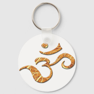 Ohm Symbol in Bronze (Keychain) Keychain