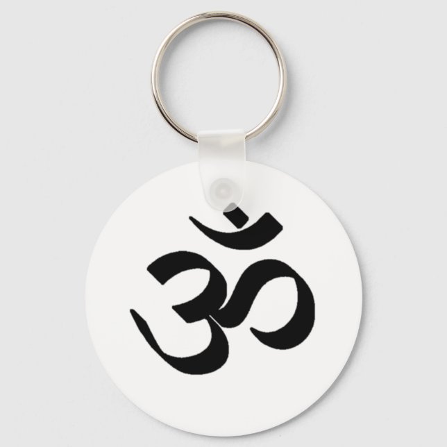 Ohm Symbol Keychain (Front)