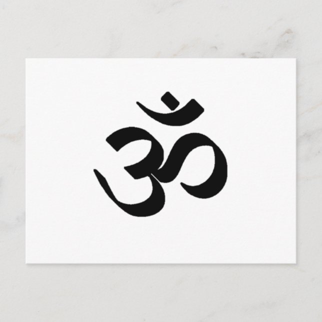 Ohm Symbol Postcard (Front)