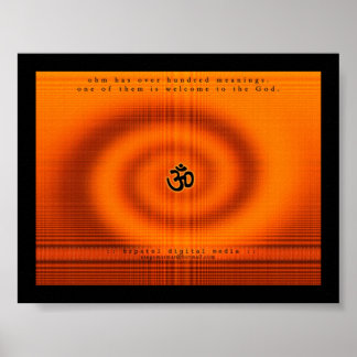 Ohm- Welcome to the God Poster