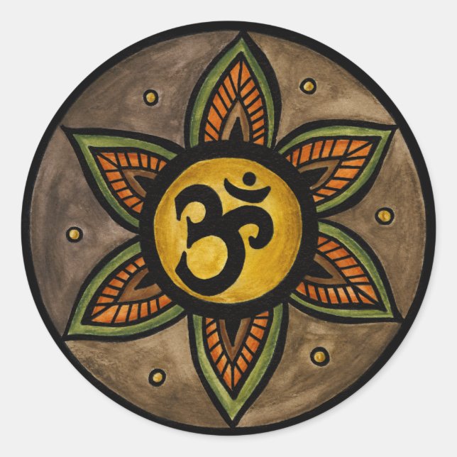 Ohm Yoga Stickers (Front)