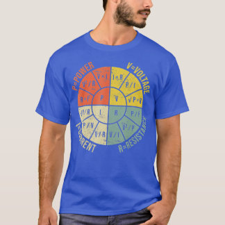 Ohms Law Diagram Electrical Electronics Engineer V T-Shirt