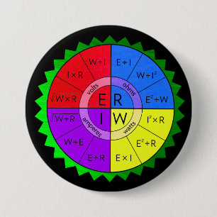 OHN'S LAW 3 INCH ROUND BUTTON