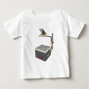 OHP 80s 90s Overhead Projector Baby T-Shirt
