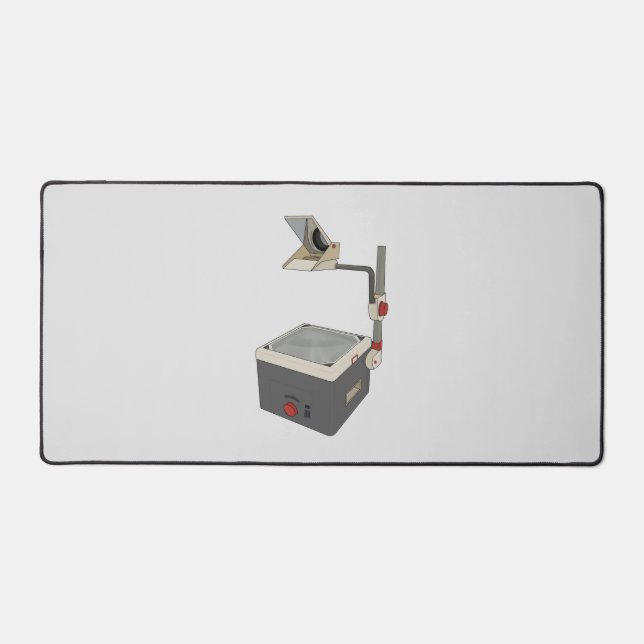 OHP 80s 90s Overhead Projector Desk Mat (Front)