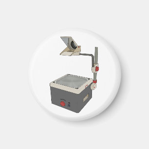 OHP 80s 90s Overhead Projector Magnet