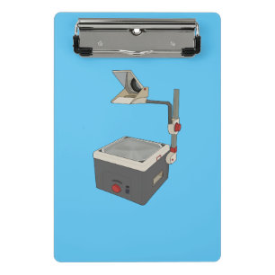 OHP 80s 90s Overhead Projector Mini Clipboard
