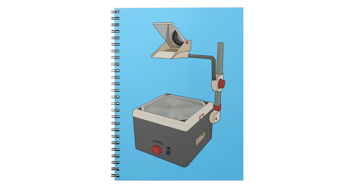 OHP 80s 90s Overhead Projector Notebook Zazzle