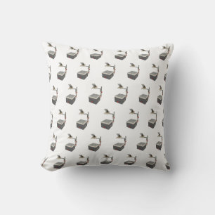 OHP 80s 90s Overhead Projector Throw Pillow