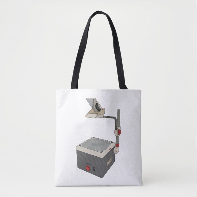 OHP 80s 90s Overhead Projector Tote Bag (Front)