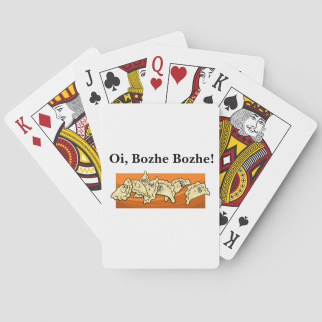 Oi Bozhe Bozhe Perogies Pierogies Playing Cards (Back)