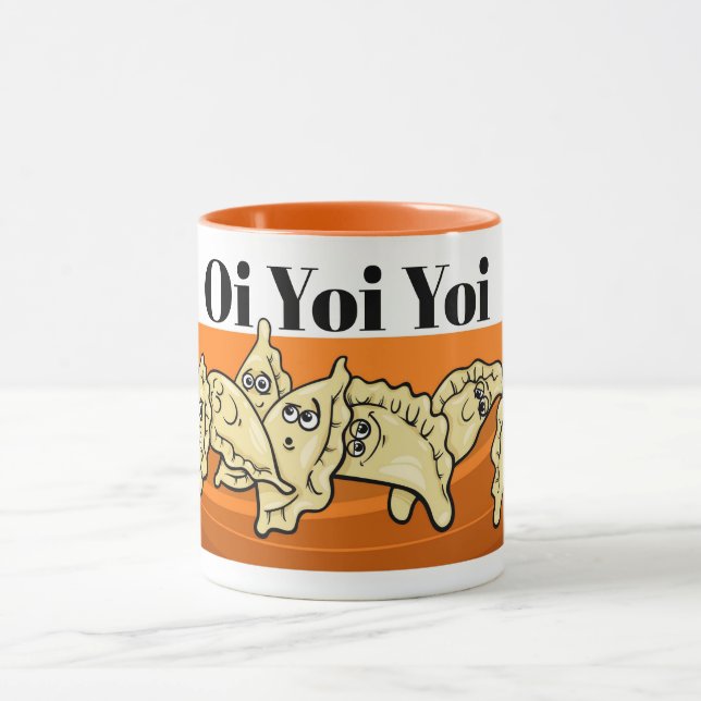 Oi Yoi Yoi Perogies Pierogis Mug (Center)