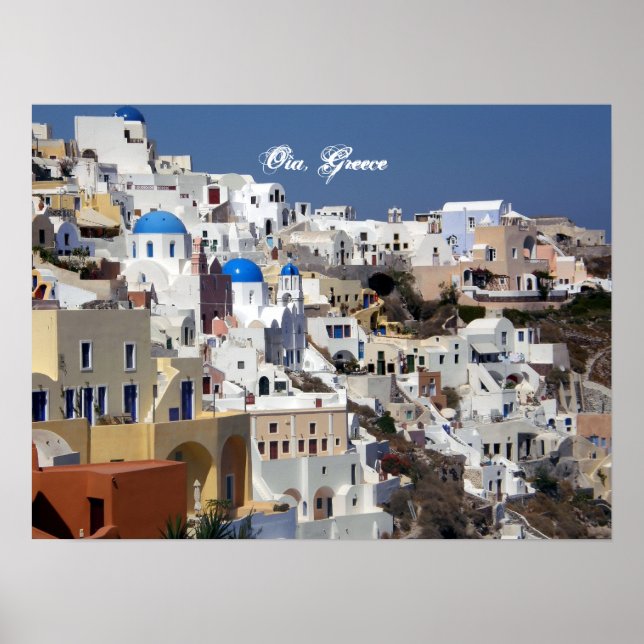 Oia, affiche grecque (Devant)