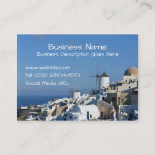Oia Santorini Business Cards