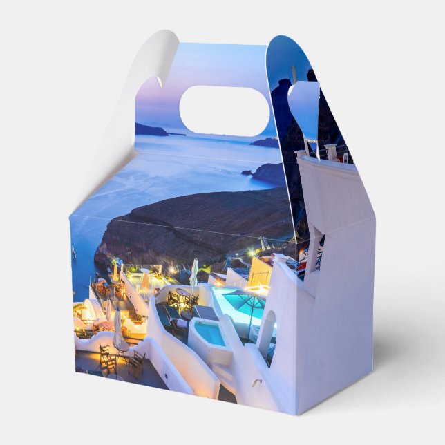 Oia Santorini Favor Box (Front Side)