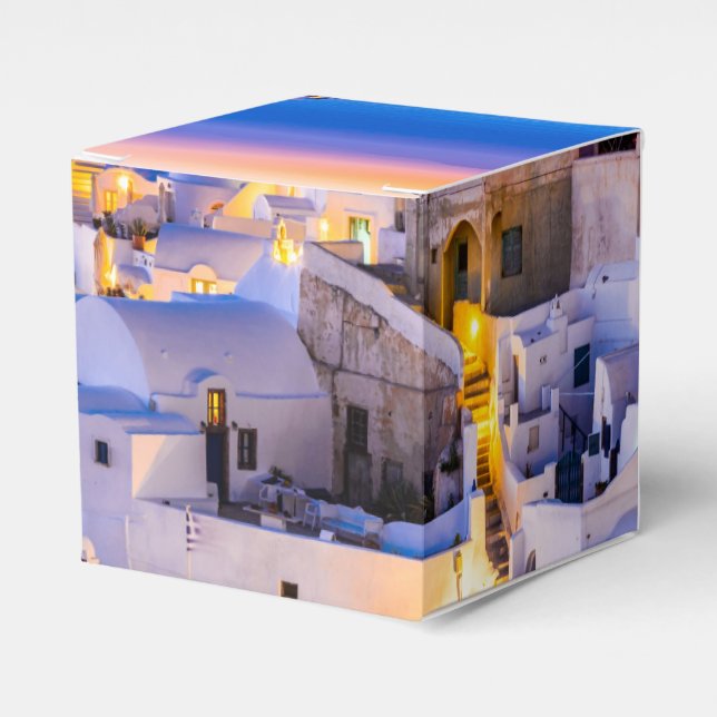 Oia Santorini Favor Box (Front Side)