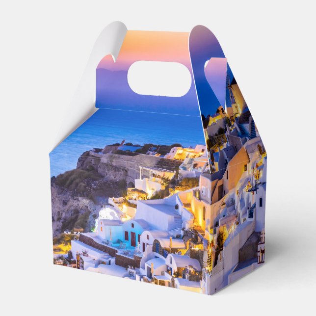 Oia Santorini Favor Box (Back Side)