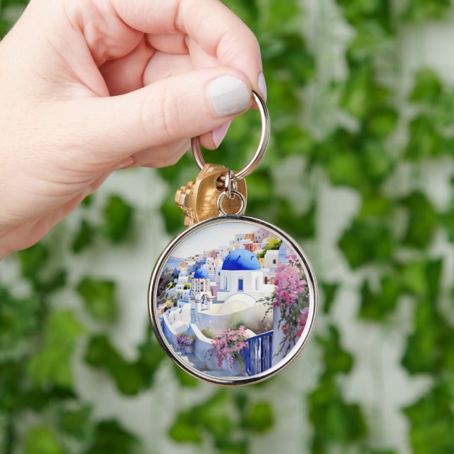 Oia Santorini Keychain (Hand)