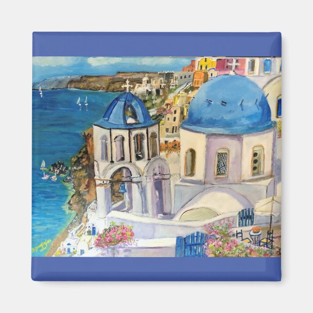 Oia, Santorini, Magnet (Front)