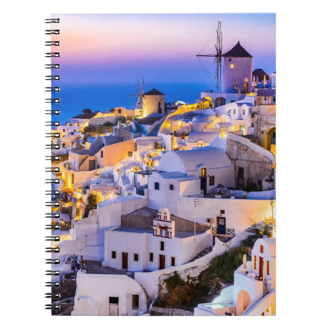 Oia Santorini Notebook (Front)