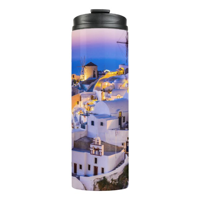 Oia Santorini Thermal Tumbler (Front)