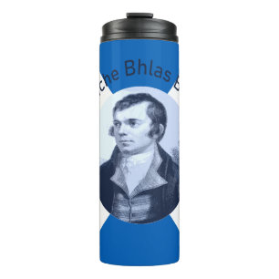 Oidhche Bhlas Burns Gaelic Blue-Colour And Saltire Thermal Tumbler