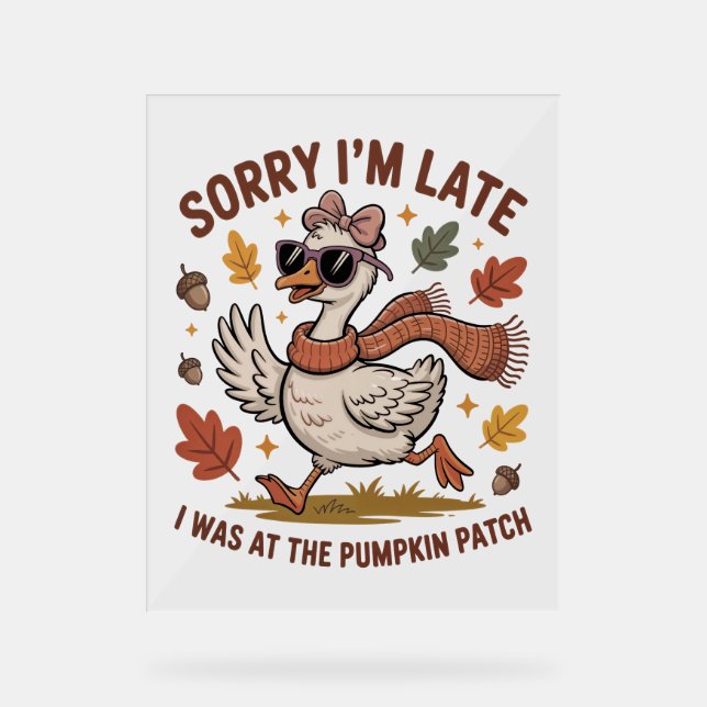 Oie d'automne drôle (Recto)