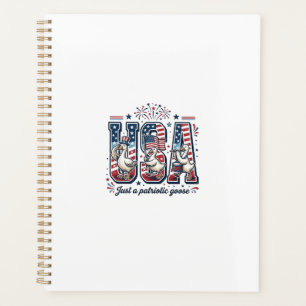 Oie Patriotique USA Vintage Quatrième Juillet Chem
