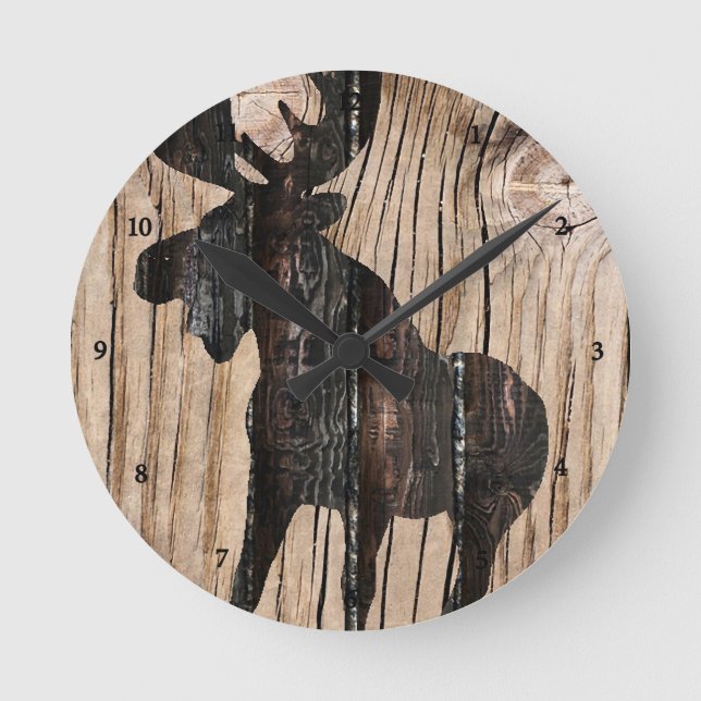 Oie sur horloge en bois 3 (Recto)
